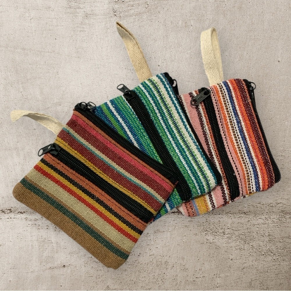 ARTISAN MADE by S. African Woman Coin Purse Zip Pouch